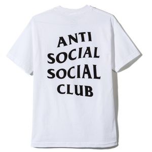 Anti Social Social Club Classic Logo White Tee